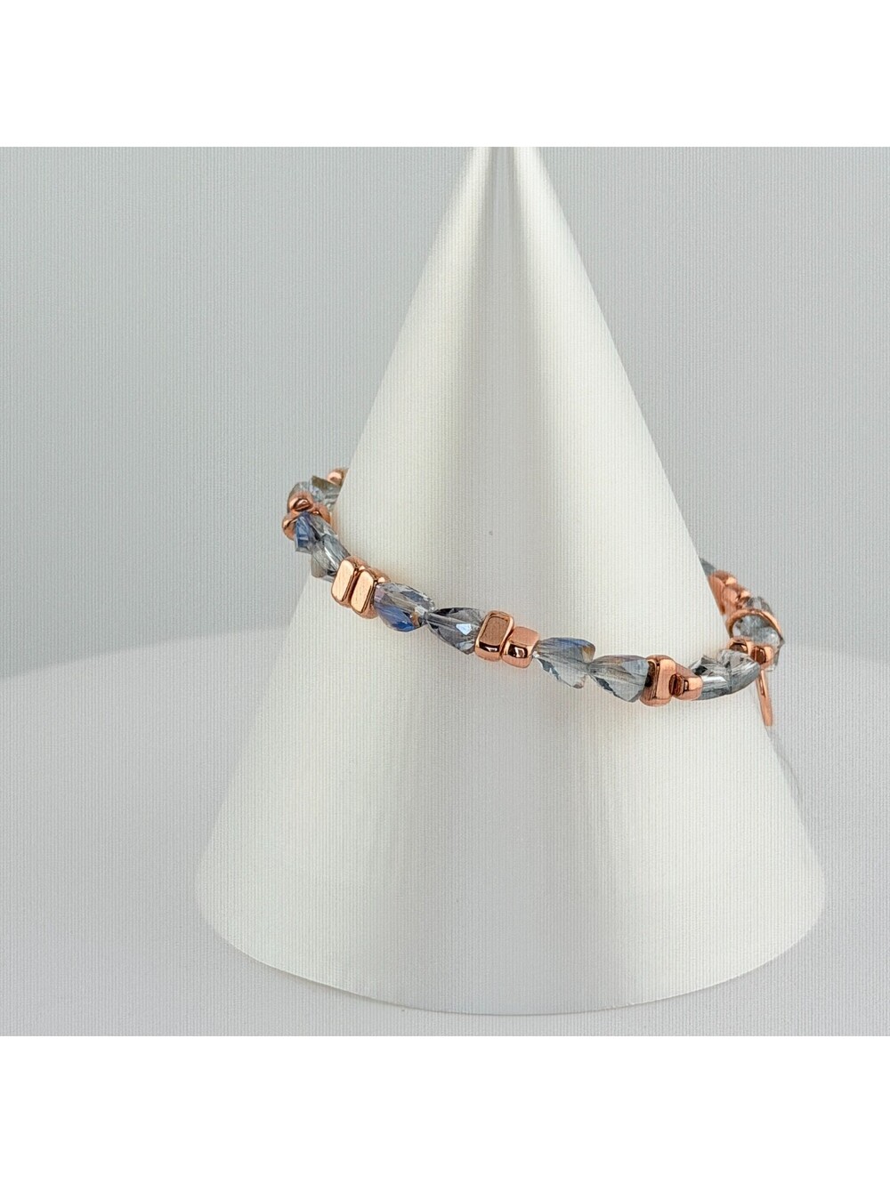 Bomb Party Single Stack Bracelet - on Rose Gold #16